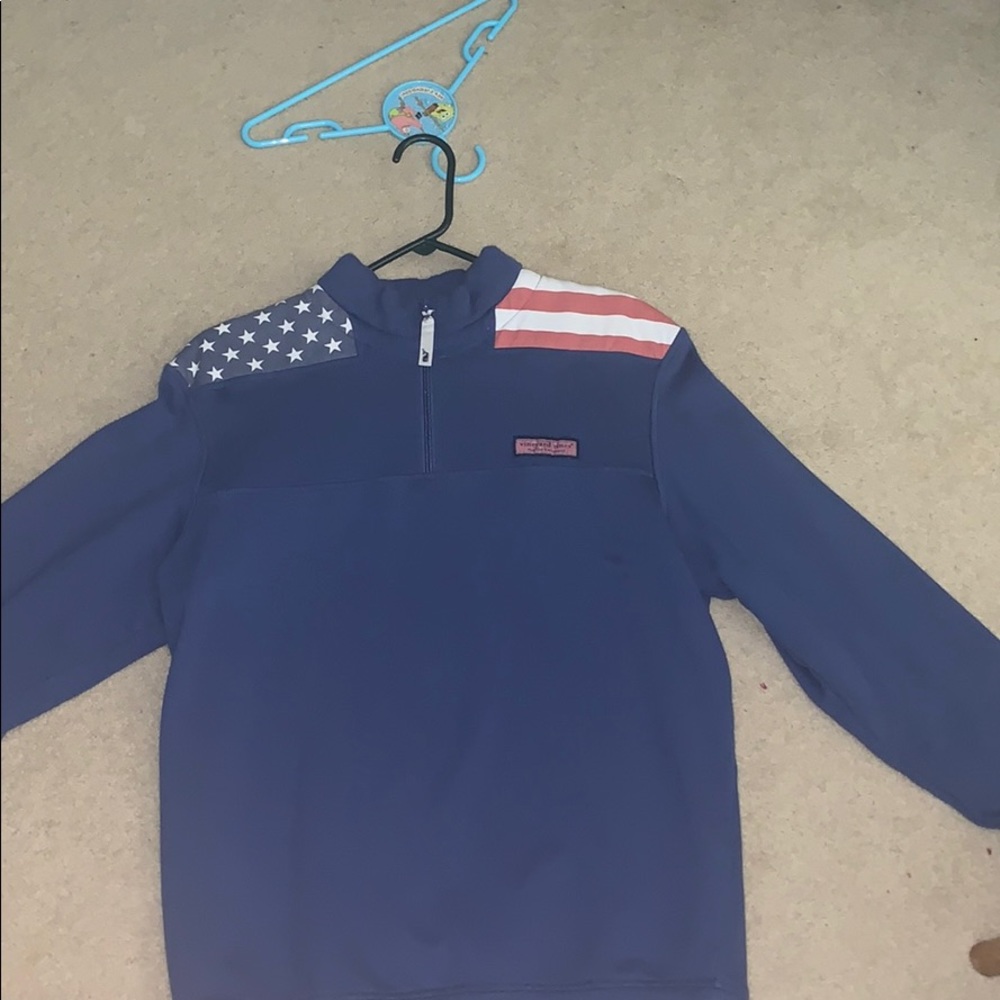 Vineyard vines American flag shep shirt